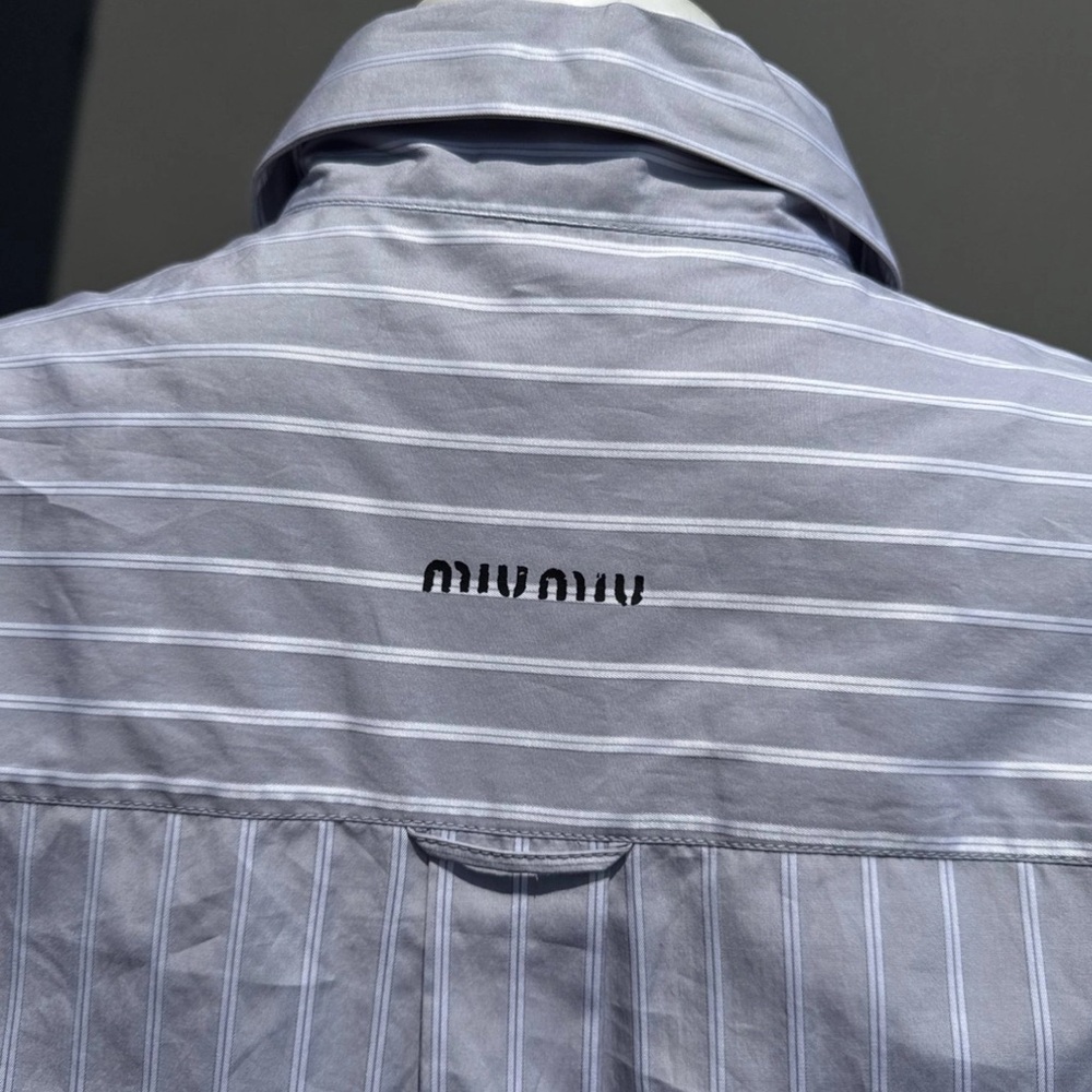 Miu Miu Oversized Shirt Dress Size 38 IT - Picture 8 of 16
